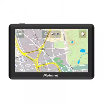 Peiying Basic PY-GPS5015 Nawigacja GPS z 5-calowym ekranem dotykowym TFT LCD, preinstalowaną mapą Europy, pamięcią 4 GB, baterią 950 mAh