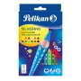 Pelikan 700627 Kredki ołówkowe - zestaw 12 różnych kolorów