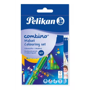 Pelikan 812726 Pisaki włóknowe, wielokolorowe, 12 sztuk