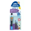 Pelikan griffix Neon Black pióro kulkowe dla leworęcznych - różowy 821018