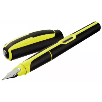 Pelikan Style Neon pióro wieczne, stalówka średnia, stal nierdzewna, na naboje, kolor neonowy 939850