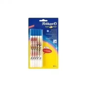 Pelikan Super Pirat 850B dwustronna gumka do atramentu z końcówką korekcyjną, królewski niebieski, 1 sztuka 317545