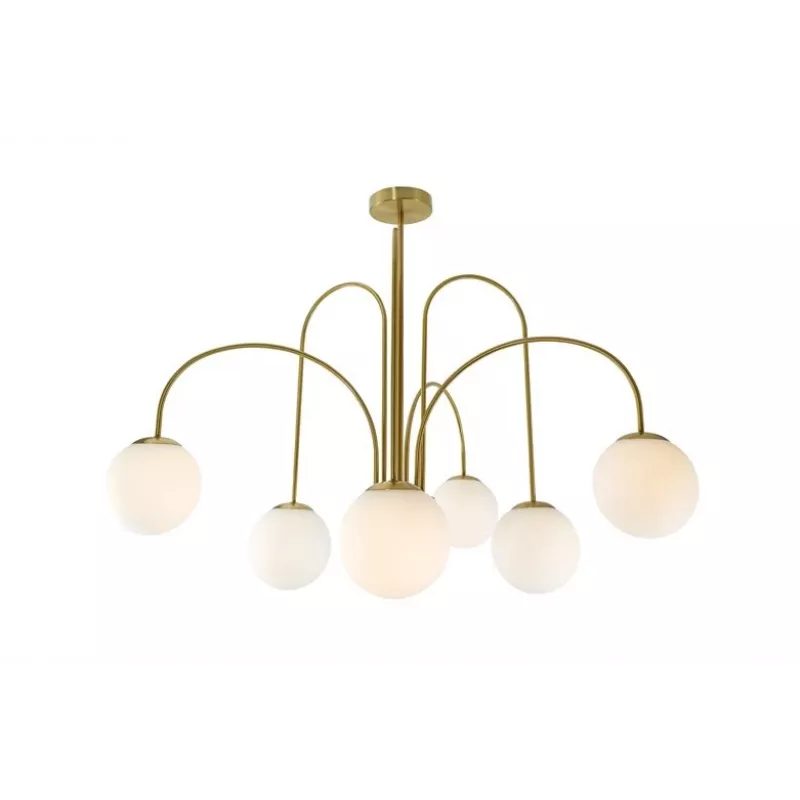 Lampa wisząca KAFF 6XE27 Złota