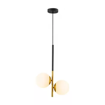 Lampa wisząca Raile 2xE27 Złota
