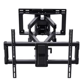 PERLEGEAR PGLF15 Full Motion Uchwyt TV 40-86 cali, 60 kg, Podwójne ramię, Czarny