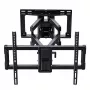 PERLEGEAR PGLF15 Full Motion Uchwyt TV 40-86 cali, 60 kg, Podwójne ramię, Czarny