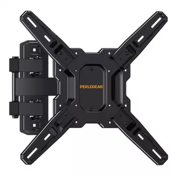 PERLEGEAR PGMF3 Fixed TV Wall Mount for 26-60 Inch TVs, 45 kg Capacity, VESA 75x75 to 400x400, Ultra-Slim 25 mm Profile, Black