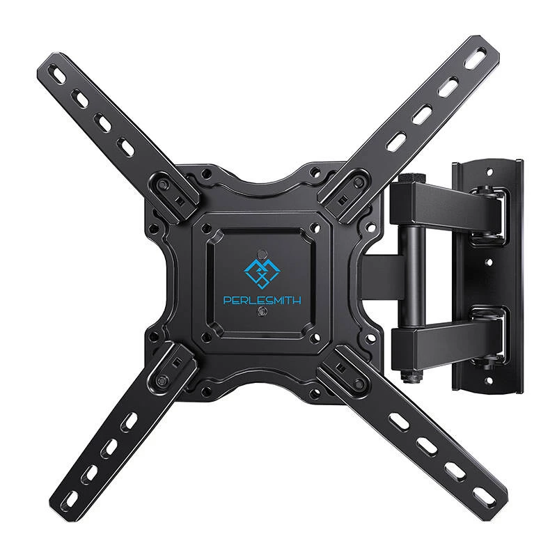 PERLESMITH PSMFK12 Fixed TV Wall Mount for 26-55 Inch TVs, Ultra-Slim 25mm Profile, Heavy-Duty Steel, Black
