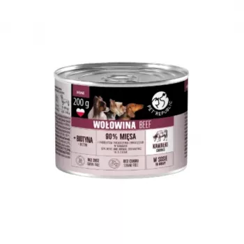 PET REPUBLIC Chunks with Beef in Sauce – Mokra karma dla psów – 200g