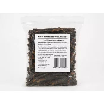 PETITTO Suszona Żwacz Wołowy 500g