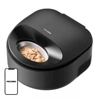 PETLIBRO Polar Smart Pet Food Dispenser, 5L, Wi-Fi, Stainless Steel Bowl, Biały