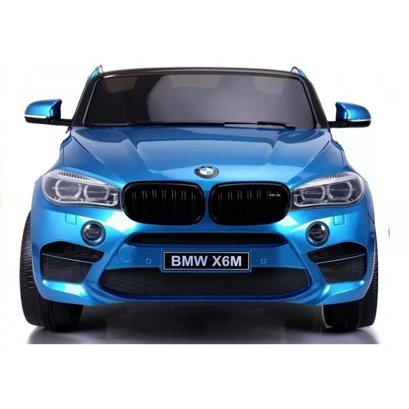 PETMEX Samochód elektryczny dla dzieci BMW X6M Lakierowany Niebieski
