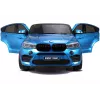 PETMEX Samochód elektryczny dla dzieci BMW X6M Lakierowany Niebieski