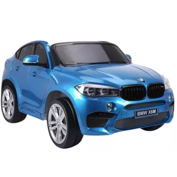 PETMEX Samochód elektryczny dla dzieci BMW X6M Lakierowany Niebieski