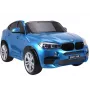 PETMEX Samochód elektryczny dla dzieci BMW X6M Lakierowany Niebieski