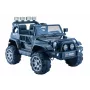 PETMEX Jeep HP012 na baterię dla dzieci z diodami LED i odtwarzaczem MP3, czarny