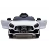 PETMEX Mercedes-AMG GTR 12V Elektryczny Samochód dla Dzieci - Biały