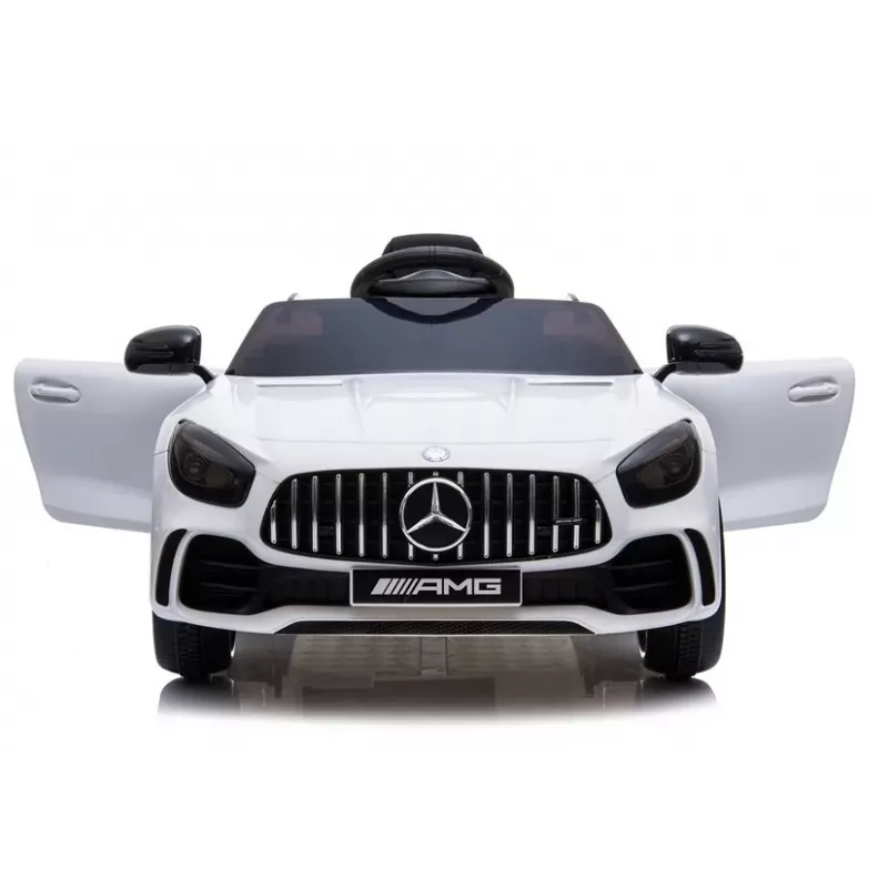 PETMEX Mercedes-AMG GTR 12V Elektryczny Samochód dla Dzieci - Biały