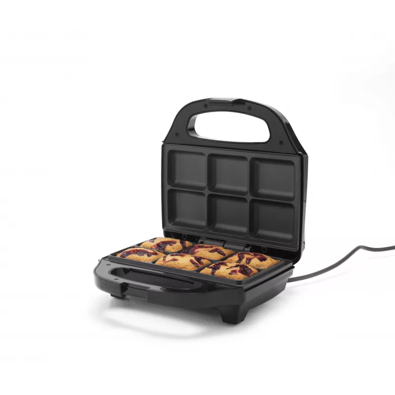 Petra PT5921DEKF Cake Maker - 7 Mini Cakes/Cupcakes/Donuts, 700W, Non-Stick, Black
