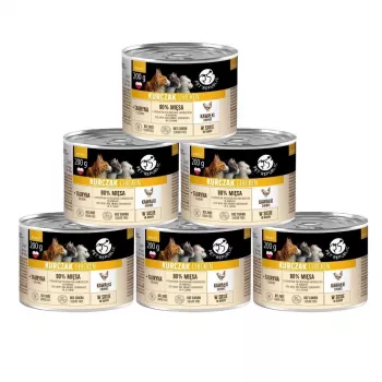 PETREPUBLIC Adult Kawałki kurczaka w sosie Mokra karma dla kota – 10 x 200g