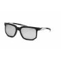 Okulary przeciwsłoneczne PHILIPP PLEIN MAN SSP011-56U28W Czarna oprawka acetatowa, kwadratowa, szare soczewki 56/18/135 mm