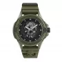 Philipp Plein Męski Zegarek Automatyczny Skeleton PWUBA0423 44mm Czarny Silikon