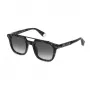 Okulary przeciwsłoneczne męskie Philipp Plein SPP001M510721 - czarna oprawka acetatowa, szare szkła 51mm