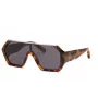 Okulary przeciwsłoneczne Philipp Plein męskie SPP047990728 - czarna oprawka acetatowa, szare soczewki poliwęglanowe, ochrona UV400