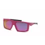 Okulary przeciwsłoneczne Philipp Plein męskie SSP009-586YLP - czarne z akcentami w kolorze złotym, kwadratowa oprawka acetatowa, szare soczewki UV400 58/18/135 mm