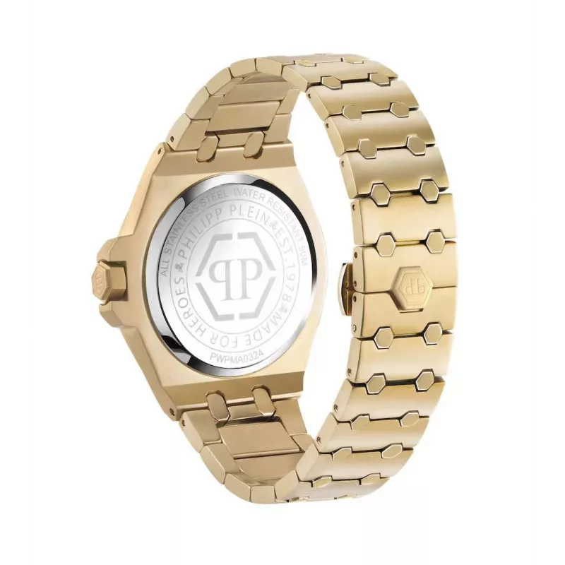 Zegarek męski Philipp Plein PWPMA0324 43mm czarny tarcza szkieletowa pasek silikonowy
