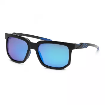 Okulary przeciwsłoneczne Philipp Plein Sport męskie prostokątne SSP011-56Z42Z - czarna oprawka, szare szkła 56/18/135 mm