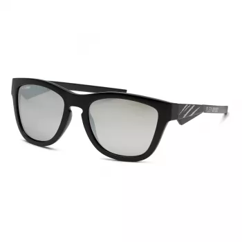 Okulary przeciwsłoneczne męskie Philipp Plein Sport SSP008-54Z42P - czarna oprawa z acetatu i metalu, soczewki polaryzacyjne szare, ochrona UV400, szerokość soczewki 54 mm