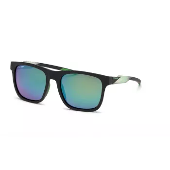 Okulary przeciwsłoneczne męskie Philipp Plein Sport SSP010-56U28Z - czarna oprawka acetatowa, szare soczewki poliwęglanowe, 56/19/135 mm