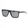 Okulary przeciwsłoneczne męskie Philipp Plein Sport SSP013-58U28P - czarna oprawka acetatowa, szare soczewki polaryzacyjne, 58/17/145 mm