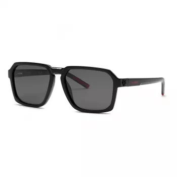 Okulary przeciwsłoneczne Philipp Plein Sport męskie SSP030-59Z42P - Oprawka acetatowa, soczewki szare, polaryzacyjne, 59/17/145 mm
