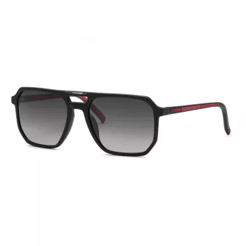 Okulary przeciwsłoneczne Philipp Plein Sport męskie SSP032-580703 - czarna oprawka, szare soczewki - 58/19/145 mm