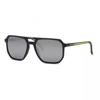 Okulary przeciwsłoneczne Philipp Plein Sport męskie SSP032-58C02X czarna oprawka acetatowa szare szkła 58/19/145 mm
