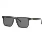 Okulary przeciwsłoneczne Philipp Plein Sport męskie SSP034-566S8M czarno-szare prostokątne z lustrzanymi szkłami