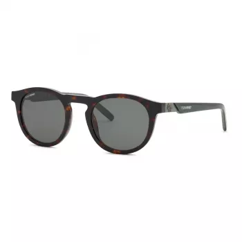 Okulary przeciwsłoneczne Philipp Plein Sport męskie SSP035-520722 czarna oprawka prostokątna acetatowa szare szkło 52mm