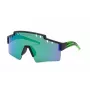 PHILIPP PLEIN SPORT SSP001-99U28V Okulary przeciwsłoneczne męskie - czarna oprawka, szare szkła, styl tarczy