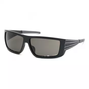 Philipp Plein Sport SSP003-640U28 Męskie kwadratowe okulary przeciwsłoneczne z acetatu, szare, 64mm