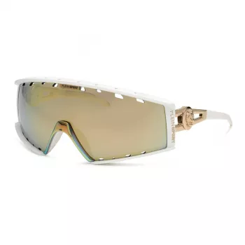 Okulary przeciwsłoneczne Philipp Plein Sport SSP005-994AOG dla mężczyzn, soczewka 99mm, zausznik 130mm, UV400