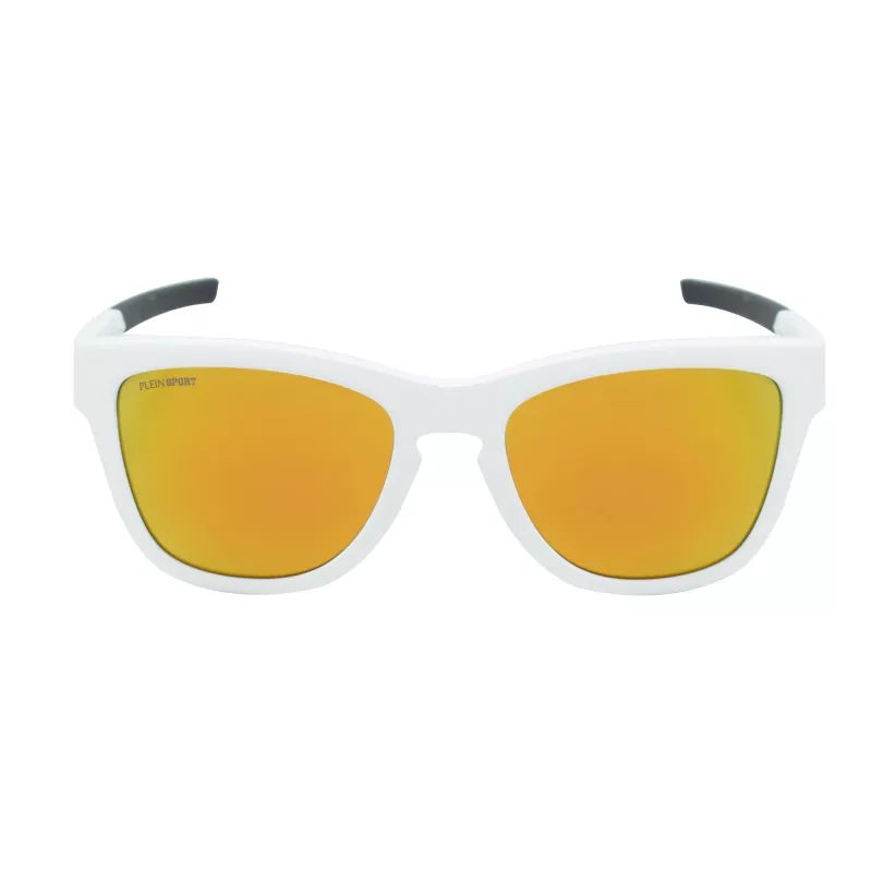 Okulary przeciwsłoneczne męskie PHILIPP PLEIN SPORT SSP008-54847P - czarna oprawka, szare soczewki polaryzacyjne, 54mm