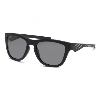 Okulary przeciwsłoneczne Philipp Plein Sport SSP008-54U28P dla mężczyzn, spolaryzowane, prostokątne, czarne/szare, 54/18/135 mm