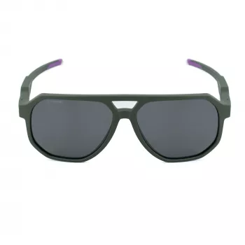 PHILIPP PLEIN SPORT SSP014-61J97P Okulary przeciwsłoneczne męskie - czarna oprawka, szare soczewki polaryzacyjne 61/15/135 mm