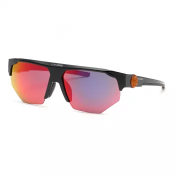 PHILIPP PLEIN SPORT SSP015-62Z42R Okulary przeciwsłoneczne męskie Czarna oprawka Szare soczewki lustrzane 62/13/135 mm