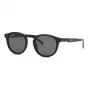 Okulary przeciwsłoneczne Philipp Plein Sport SSP035-520700 dla mężczyzn, czarna oprawka, szare szkła 52mm