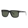 Okulary przeciwsłoneczne Philipp Plein Sport SSP037-59700P dla mężczyzn, oprawka czarna, soczewki szare, 59/16/150 mm