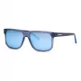 Okulary przeciwsłoneczne męskie Philipp Plein Sport SSP037-59UA1P - Błyszcząca czarna oprawka acetatowa, soczewki poliwęglanowe w kolorze dymnym, 59/16/150 mm