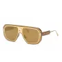 Okulary przeciwsłoneczne Philipp Plein SPP050-99300G dla mężczyzn, soczewka 99 mm, mostek 0 mm, zausznik 150 mm